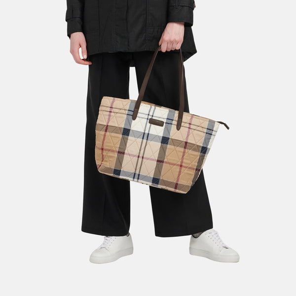 Wetherham Quilted Tartan Tote Bag