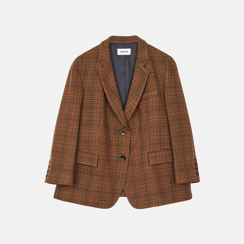 Oversized wool jacket