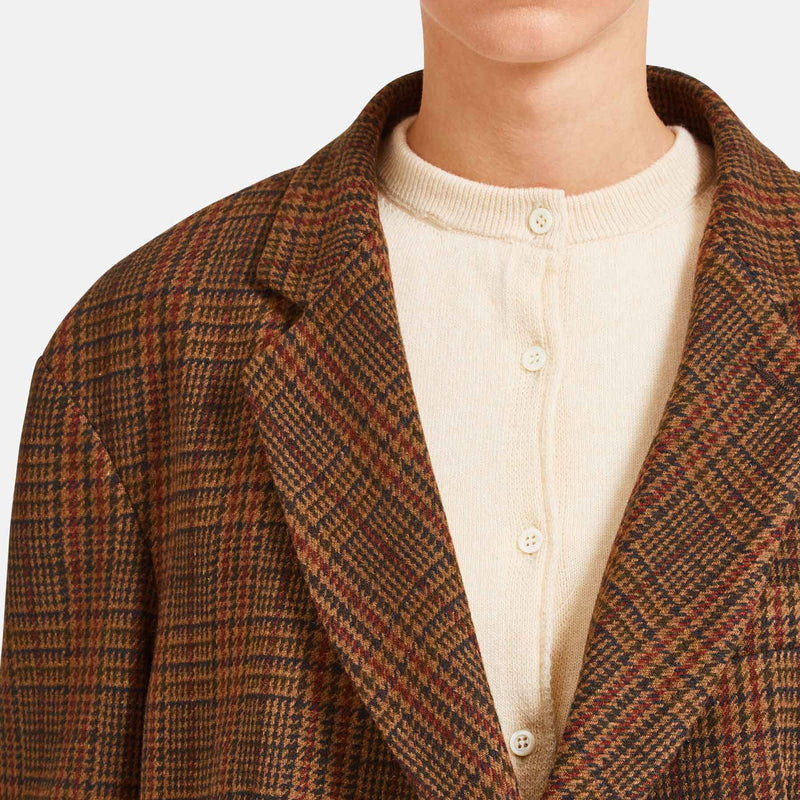 Oversized wool jacket