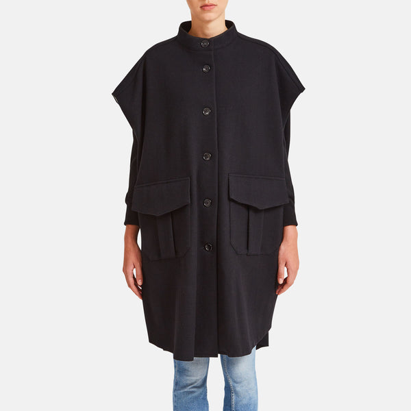 Oversized wool jacket