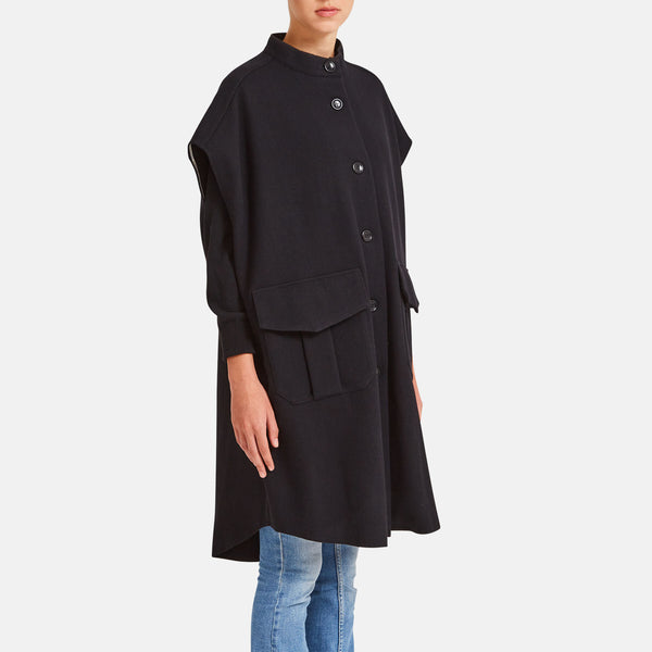 Oversized wool jacket