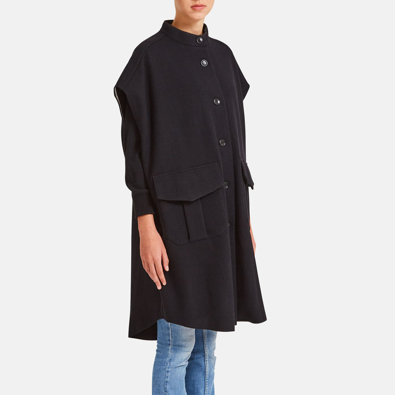 Oversized wool jacket
