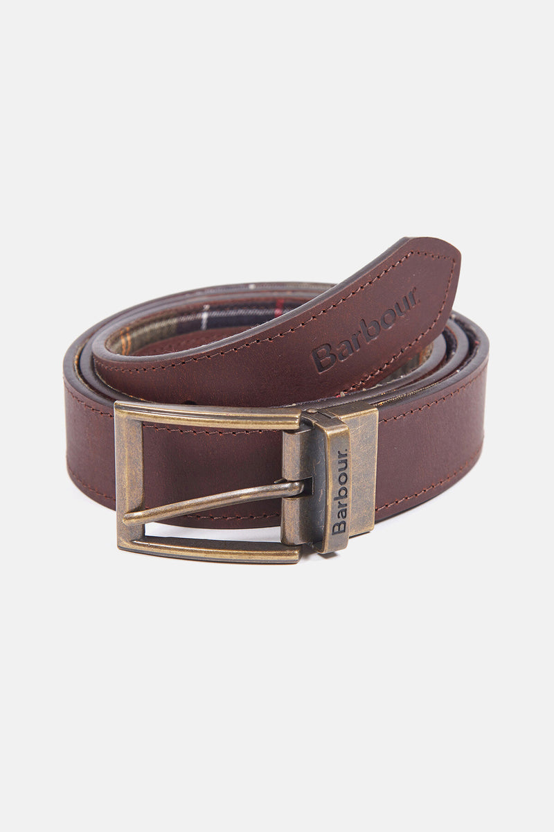 Tartan Leather Belt