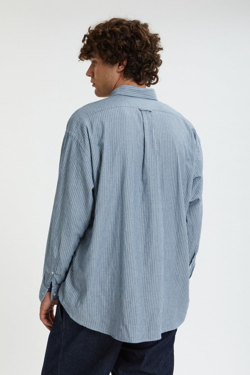 Oversize Shirt with Embroidered Logo