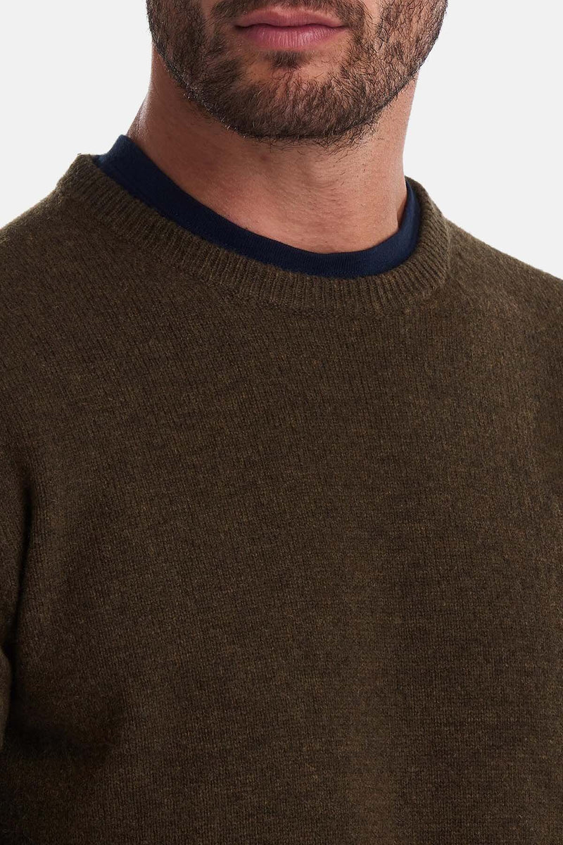 Crew Neck Wool Sweater