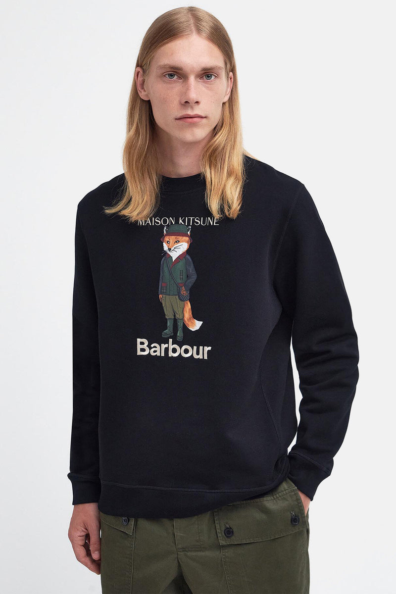 Barbour x Maison Kitsuné Beaufort Fox Sweatshirt