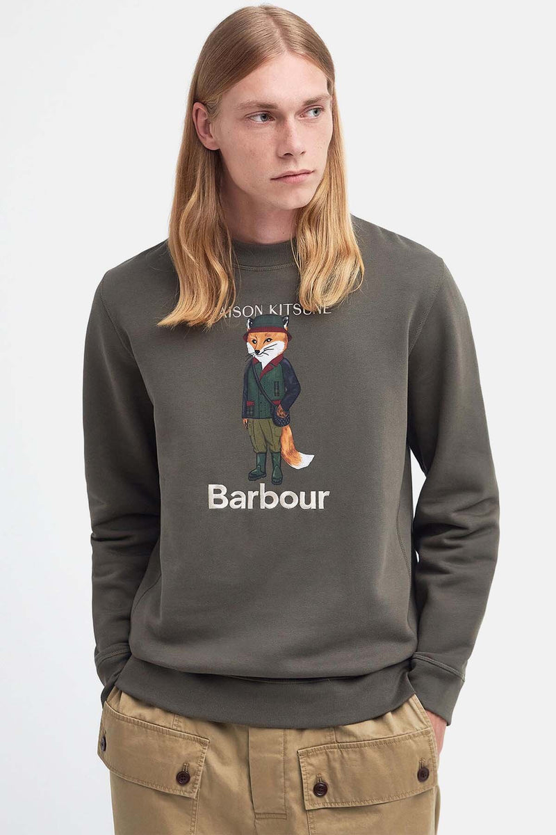 Barbour x Maison Kitsuné Beaufort Fox Sweatshirt