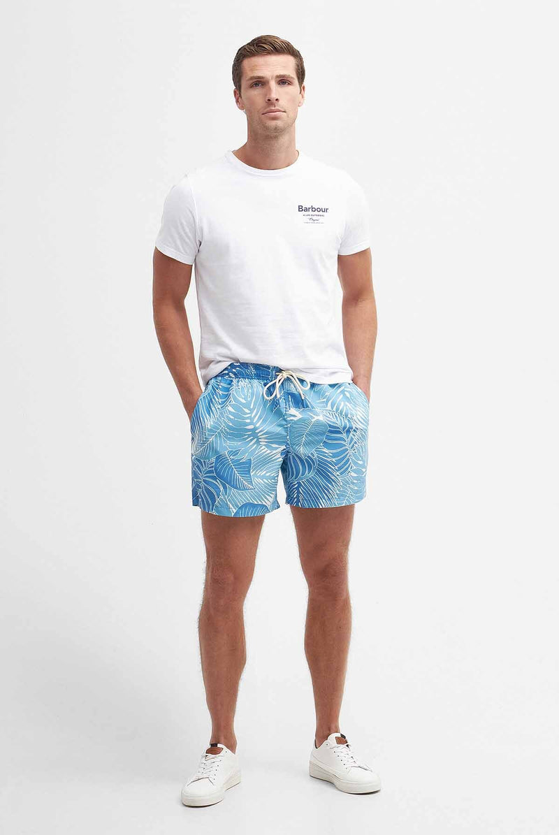 Cornwall Palm-Leaf Swim Shorts