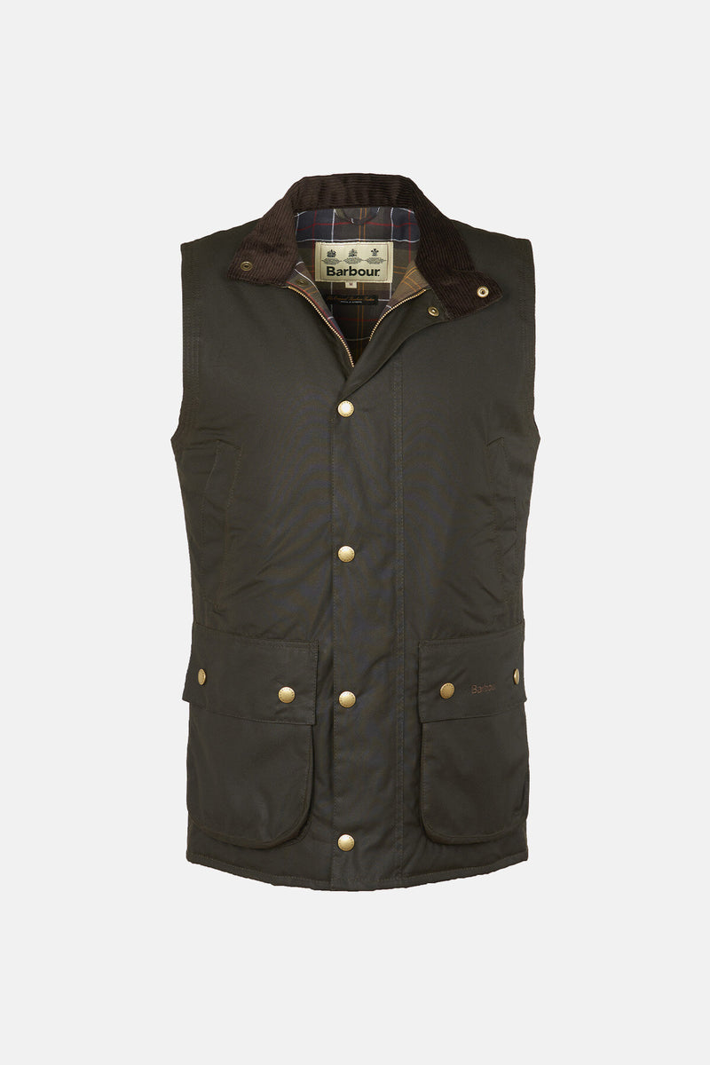 Waxed Cotton Gilet