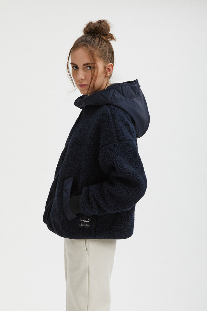 W'S Sherpa Full Zip Hoodie