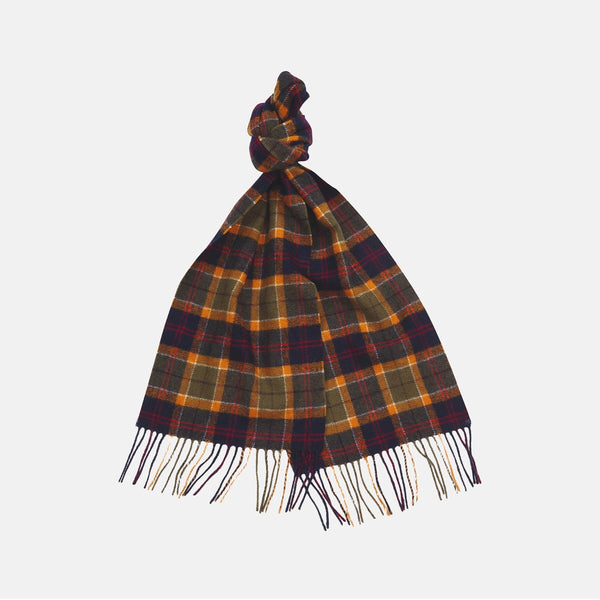Tartan pure wool scarf