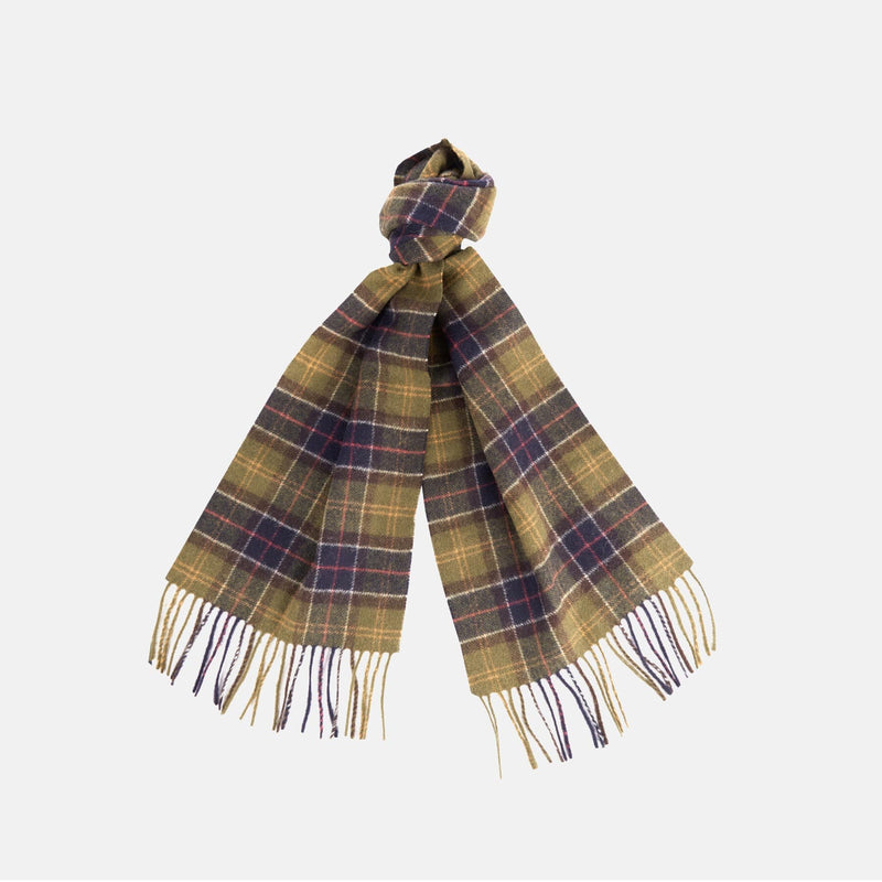 Tartan pure wool scarf