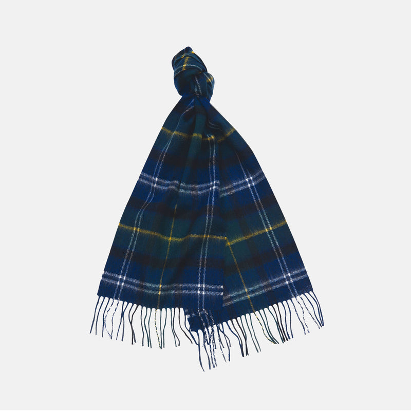 Tartan Merino wool and Cashmere Scarf