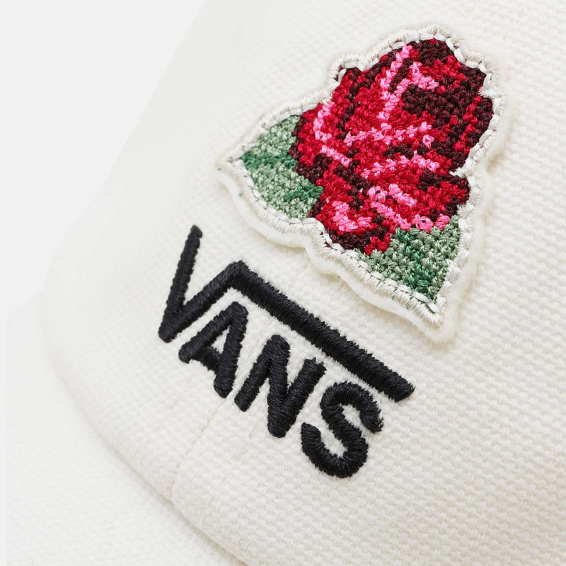 Hat with floreal print