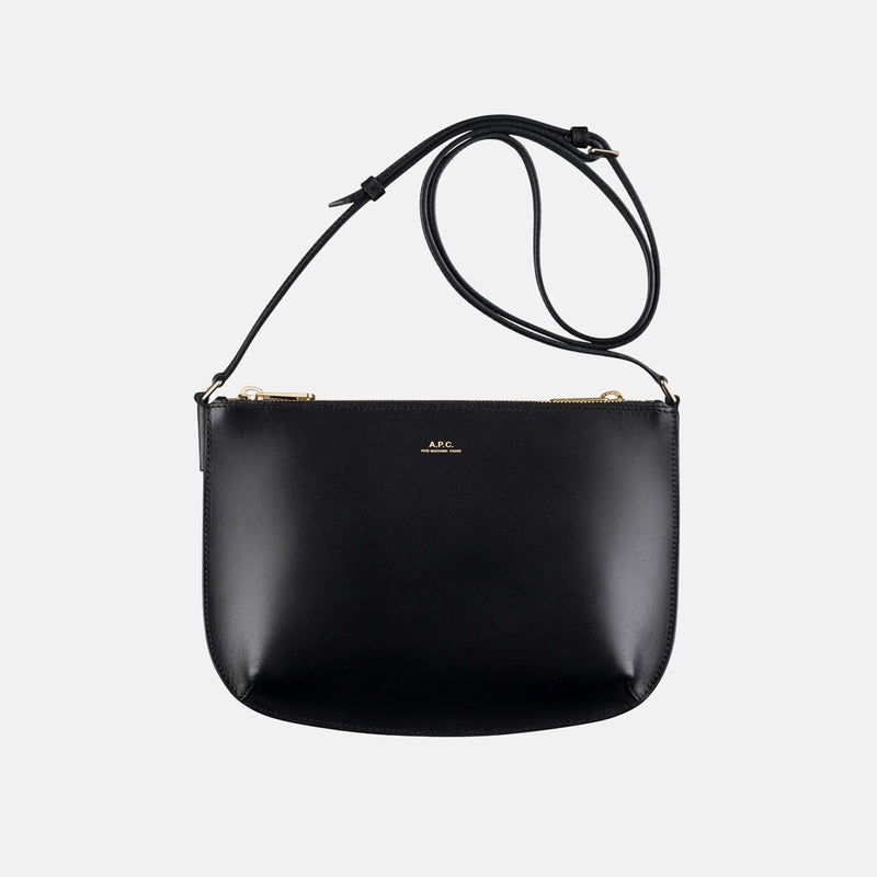 Leather shoulder bag