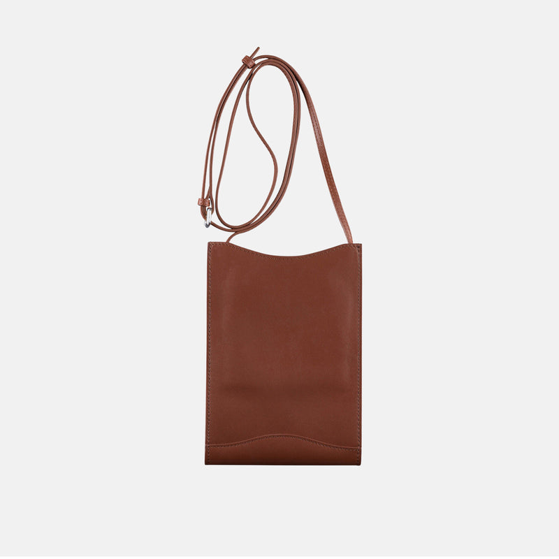 Leather shoulder bag