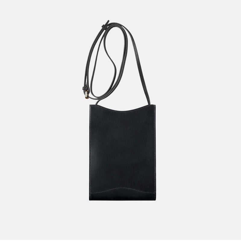 Leather shoulder bag