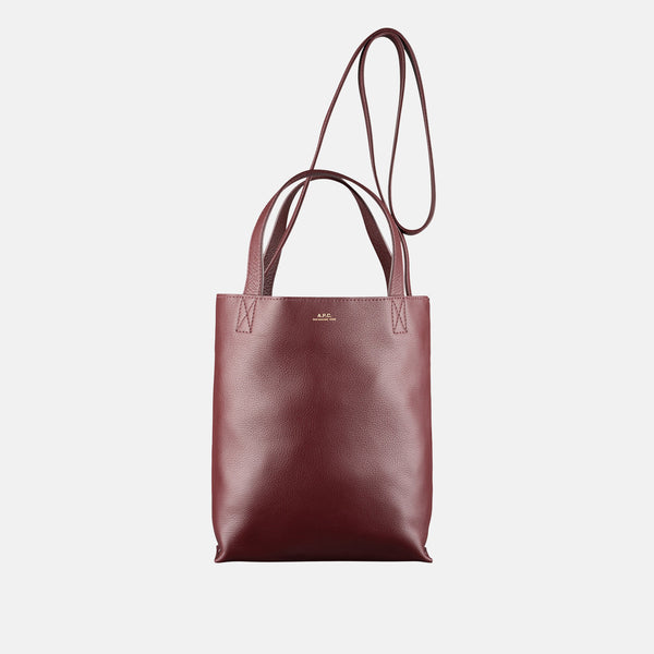 Leather shoulder bag