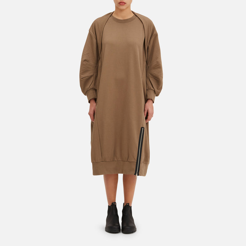 Oversized sweatshirt dress